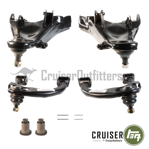 Front Upper & Lower Control Arm Kit- Fits 1998 - 2007 IFS 100/470 Applications (SUS100FCAKITAFT)